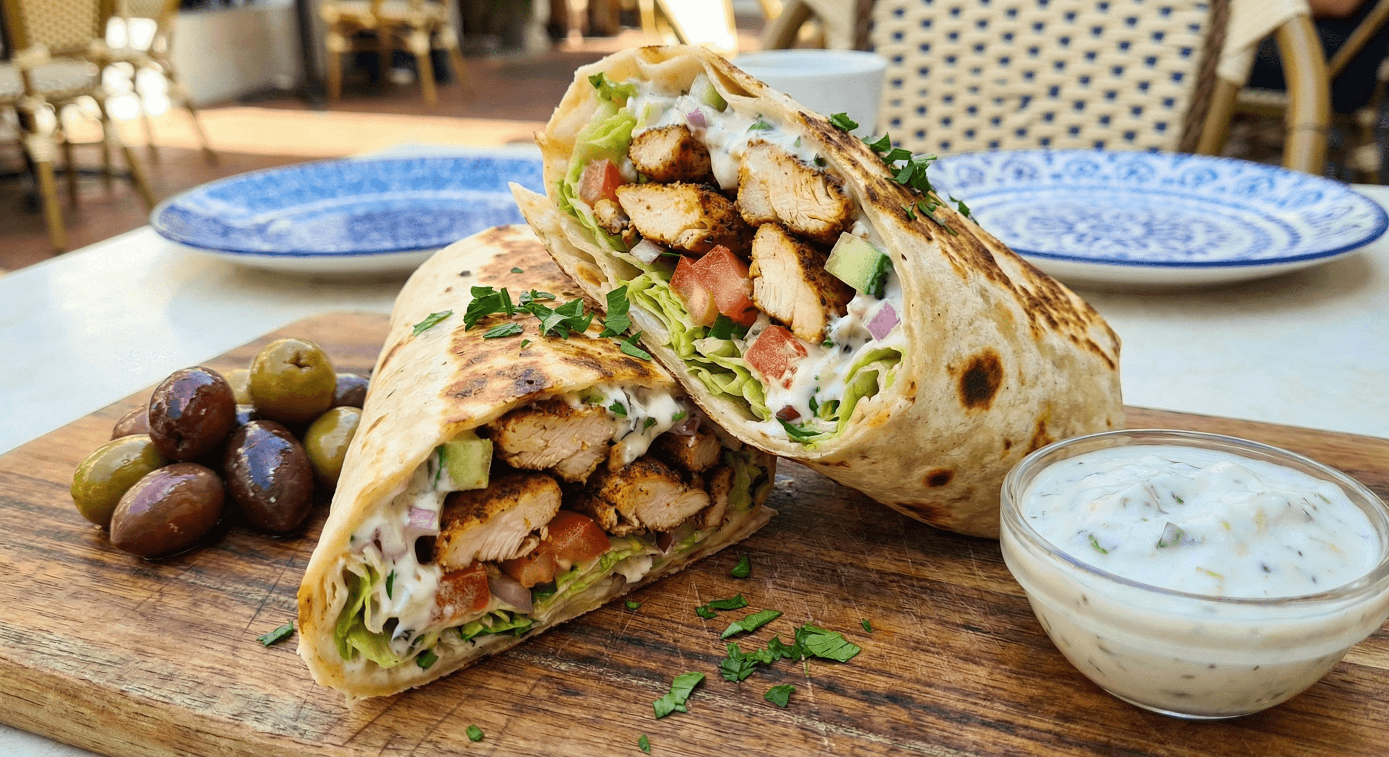 Zesty Chicken Wrap